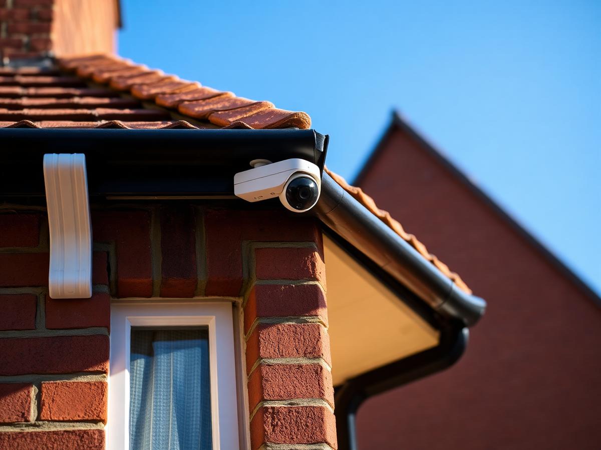CCTV install, tidy cable runs