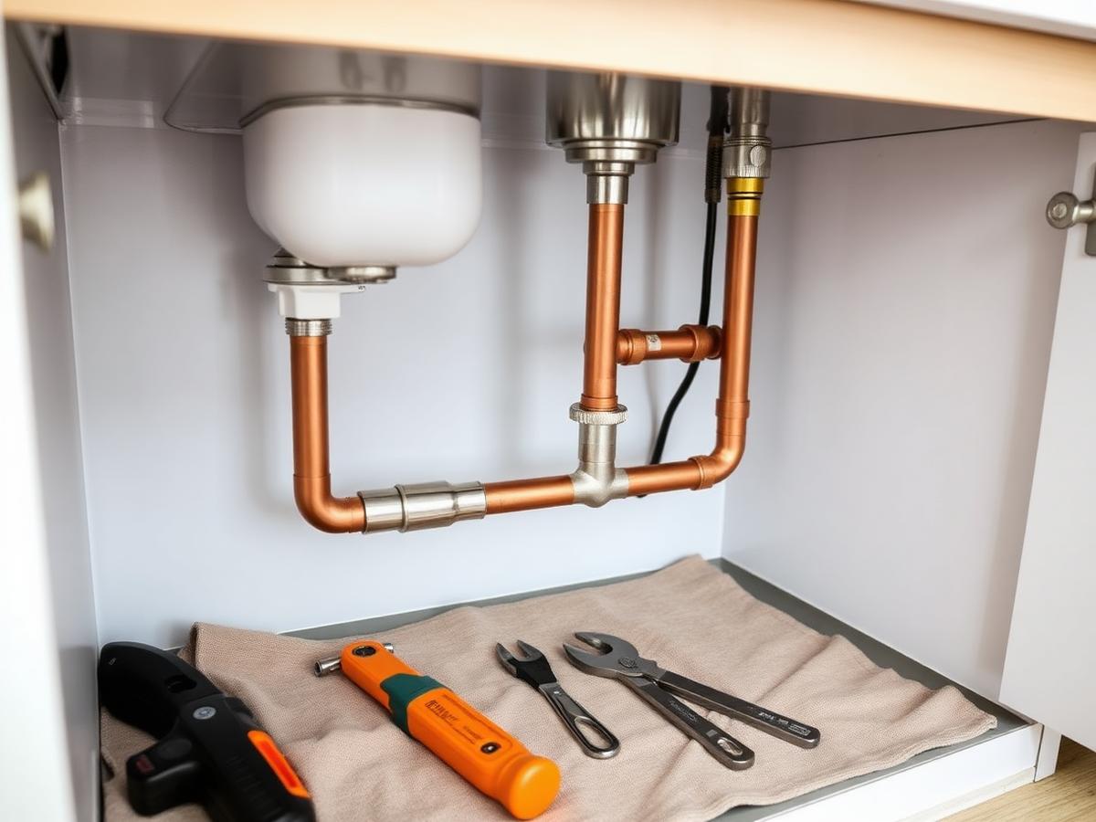 Kitchen leak repair